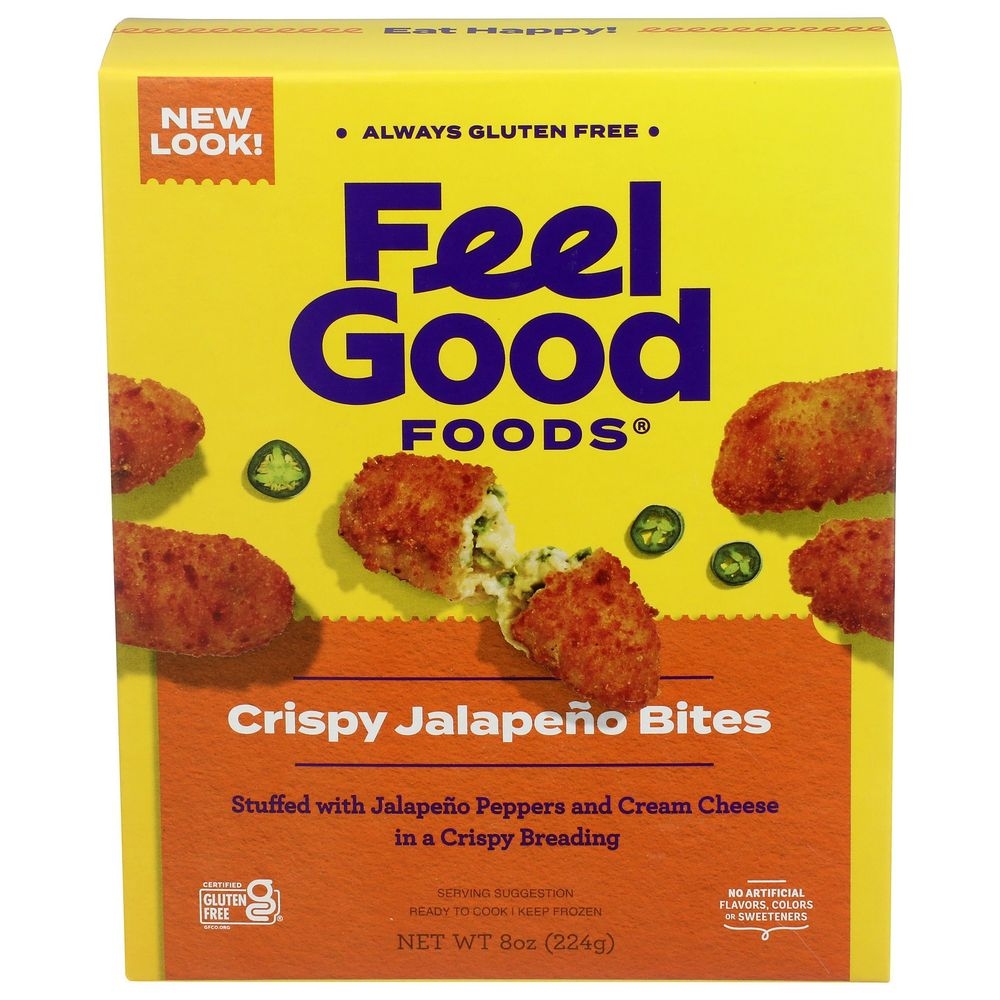 Feel Good Foods Crispy Jalapeno Bites, 8 Ounce -- 9 per case.