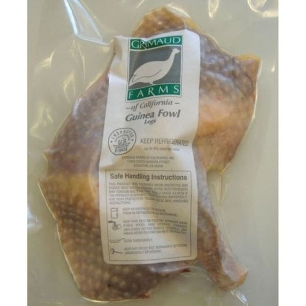 Grimaud Farms Bone in Guinea Hen Leg, 6 count -- 12 per case