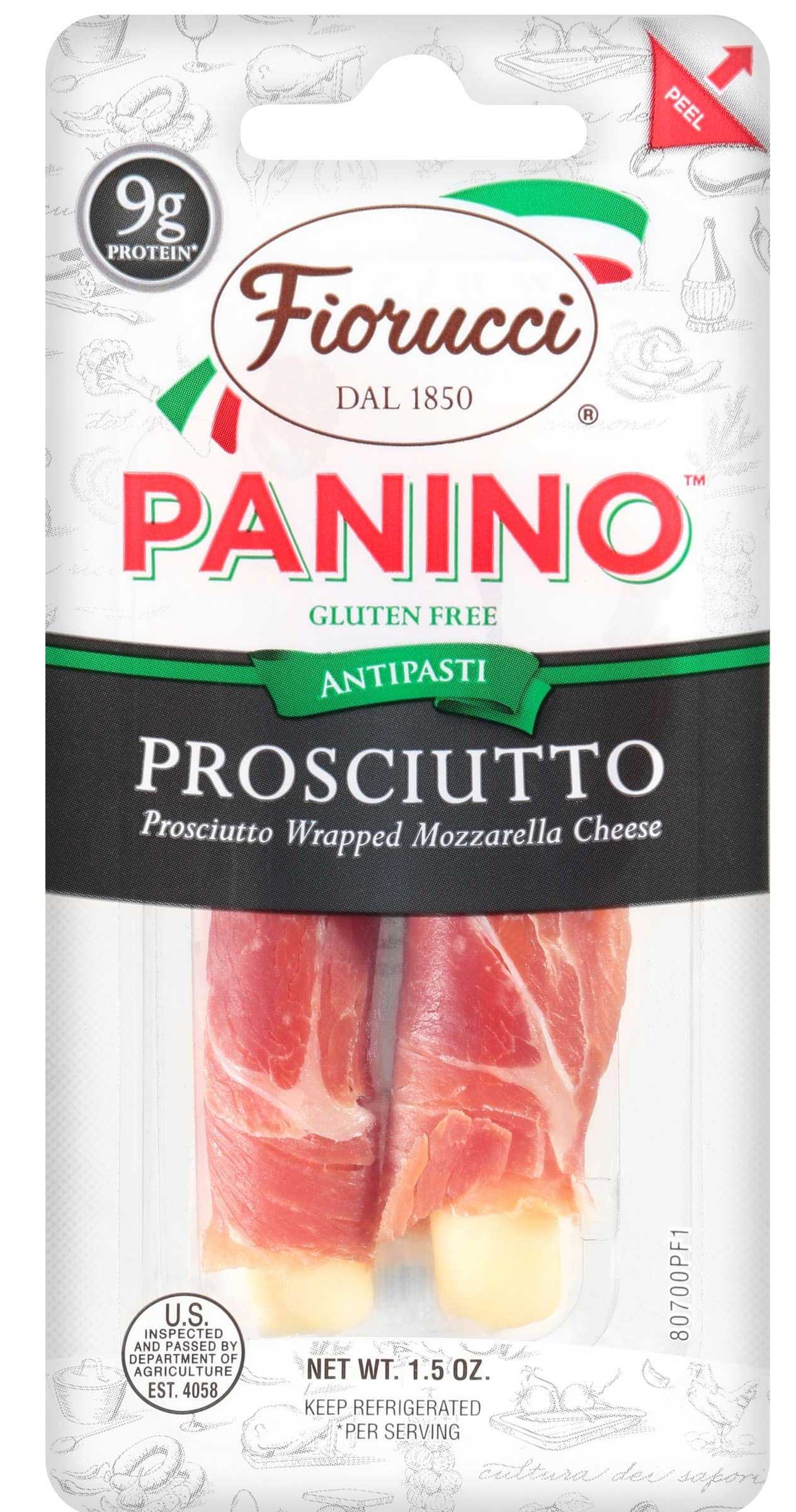 Fiorucci Prosciutto and Mozzarella Panino, 1.5 Ounce -- 16 per case