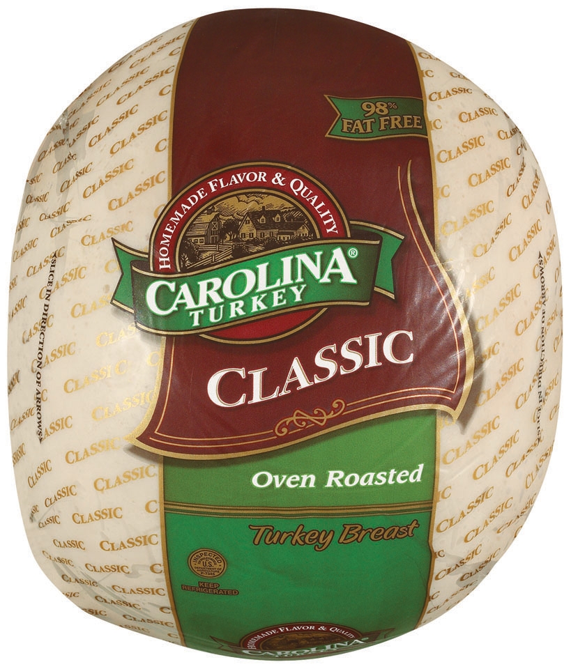 Carolina Classic Oven Roasted Skinless Turkey Breast, 9 Pound -- 2 per case.
