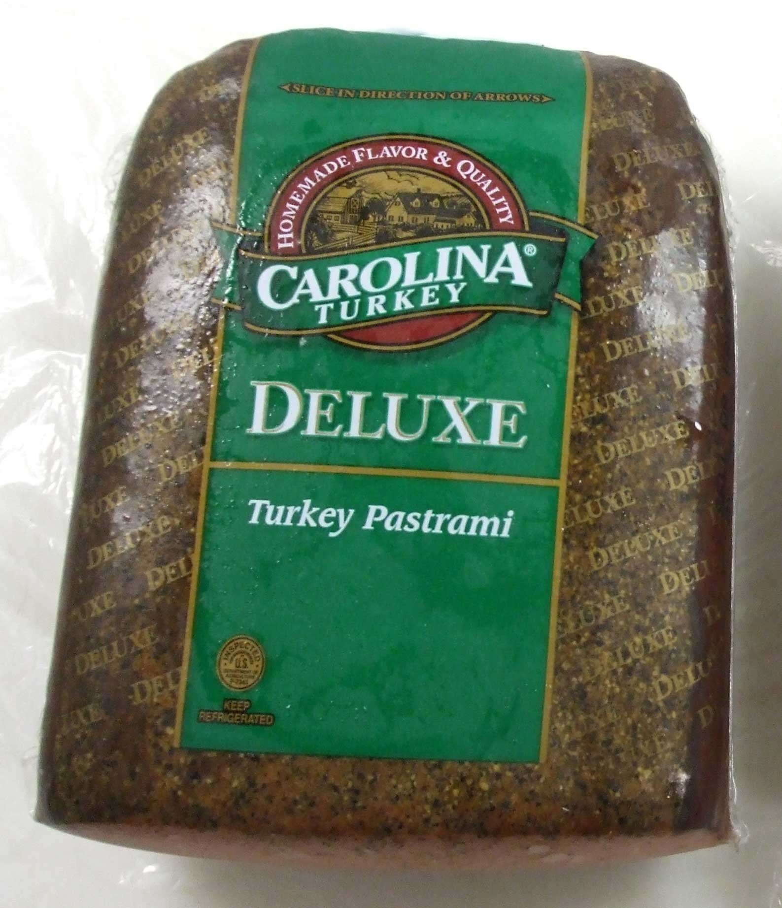 Carolina Turkey Deli Pastrami, 3.75 Pound -- 4 per case.