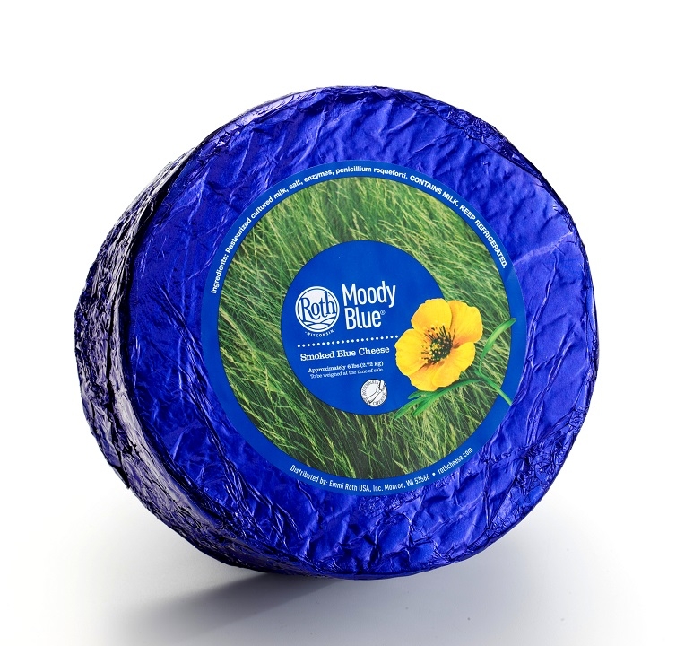 Roth Smoked Moody Blue Cheese, 6 Pound