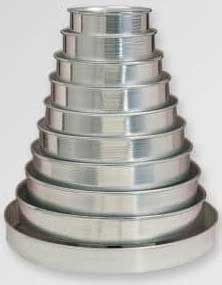 American Metalcraft 8000 Series Straight Sided Aluminum Cake Pan, 2 Inch Deep -- 1 set