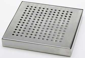 American Metalcraft Stainless Steel Square Drip Tray, 6 inch