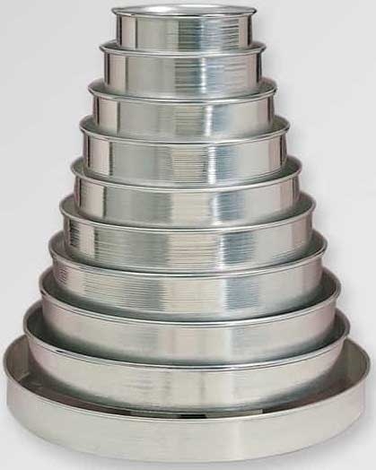 American Metalcraft 8000 Series Straight Sided Aluminum Cake Pan Set, 2 Inch Deep -- 1 set