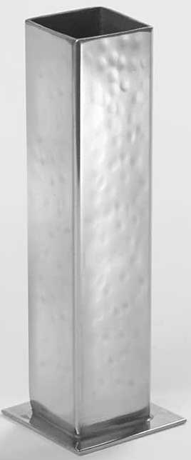 American Metalcraft Stainless Steel Hammered Bud Vase, 1 3/4 x 5 1/4 inch