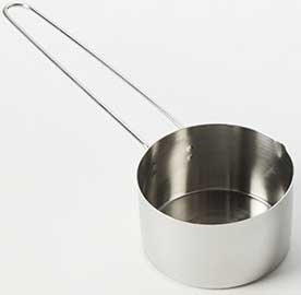 American Metalcraft Stainless Steel 1 Cup Measuring Cup with 6 inch Handle