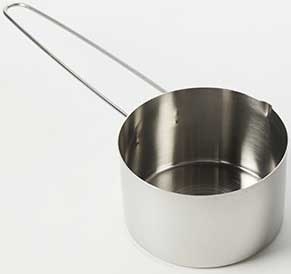 American Metalcraft Stainless Steel 1 1/2 Cup Measuring Cup with 6 inch Handle