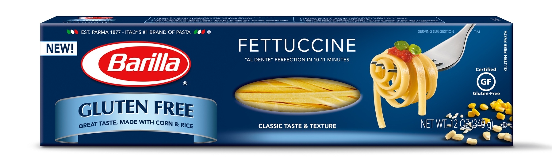 Barilla Gluten Free Fettuccine, 12 Ounce -- 12 per case.