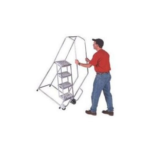 Ballymore Tough Aluminum Tilt And Roll Ladder - 7 Step, 30 x 49 inch.
