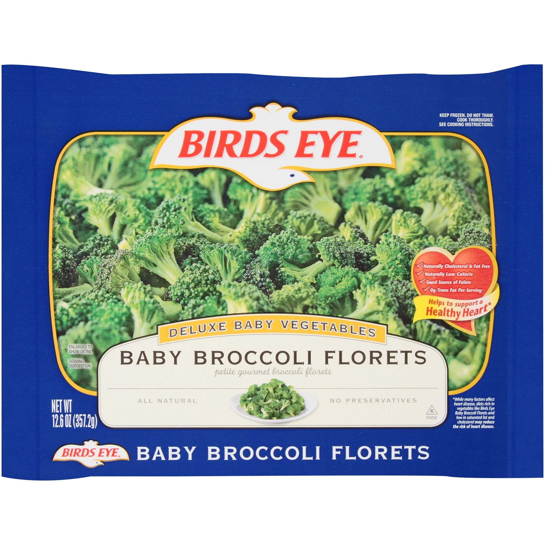 Birds Eye Baby Broccoli Floret, 12.6 Ounce -- 12 per case.