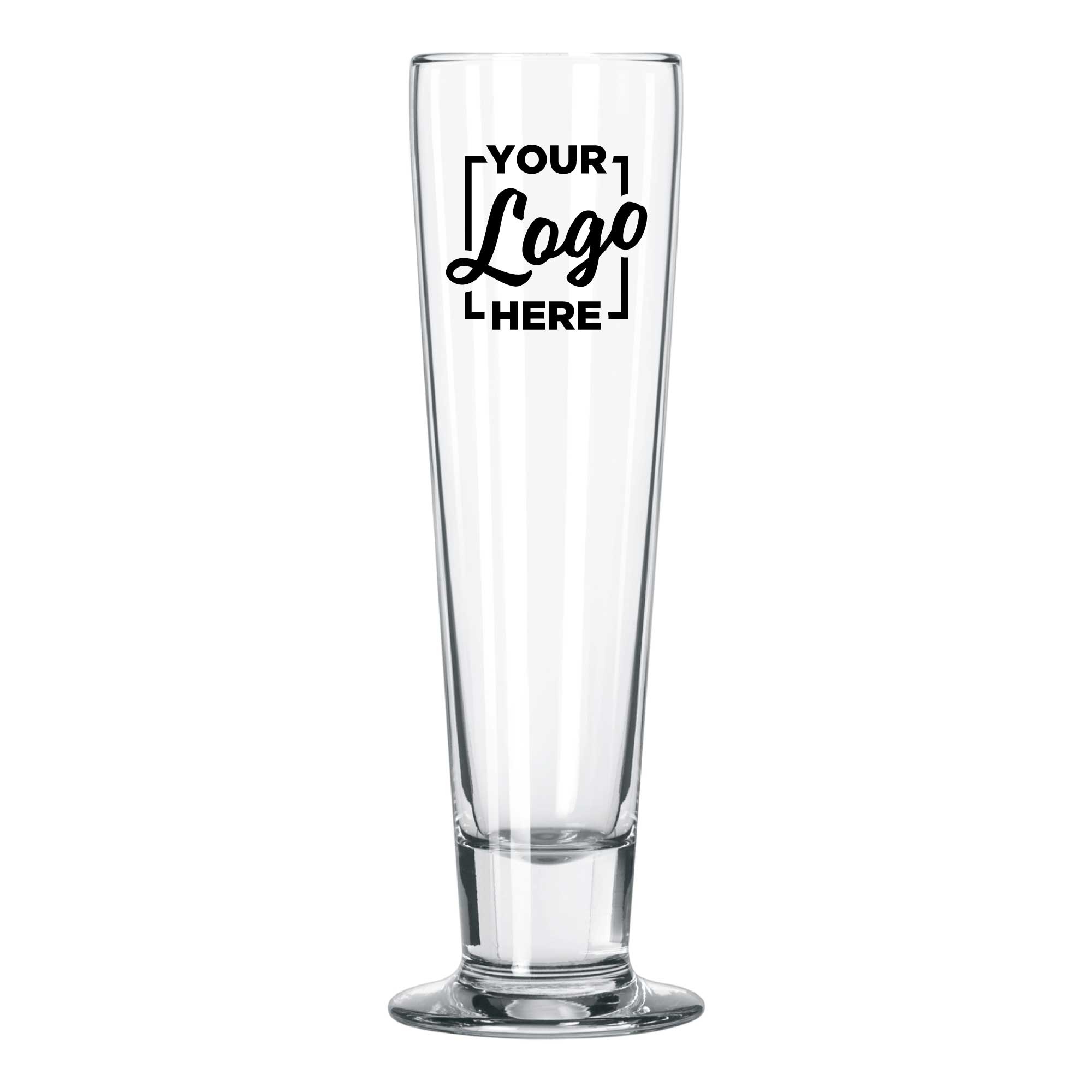 Libbey L3823 Catalina Tall Beer Glass with 1 COLOR Custom Logo, 14.5 Ounce Capacity -- 144 per case