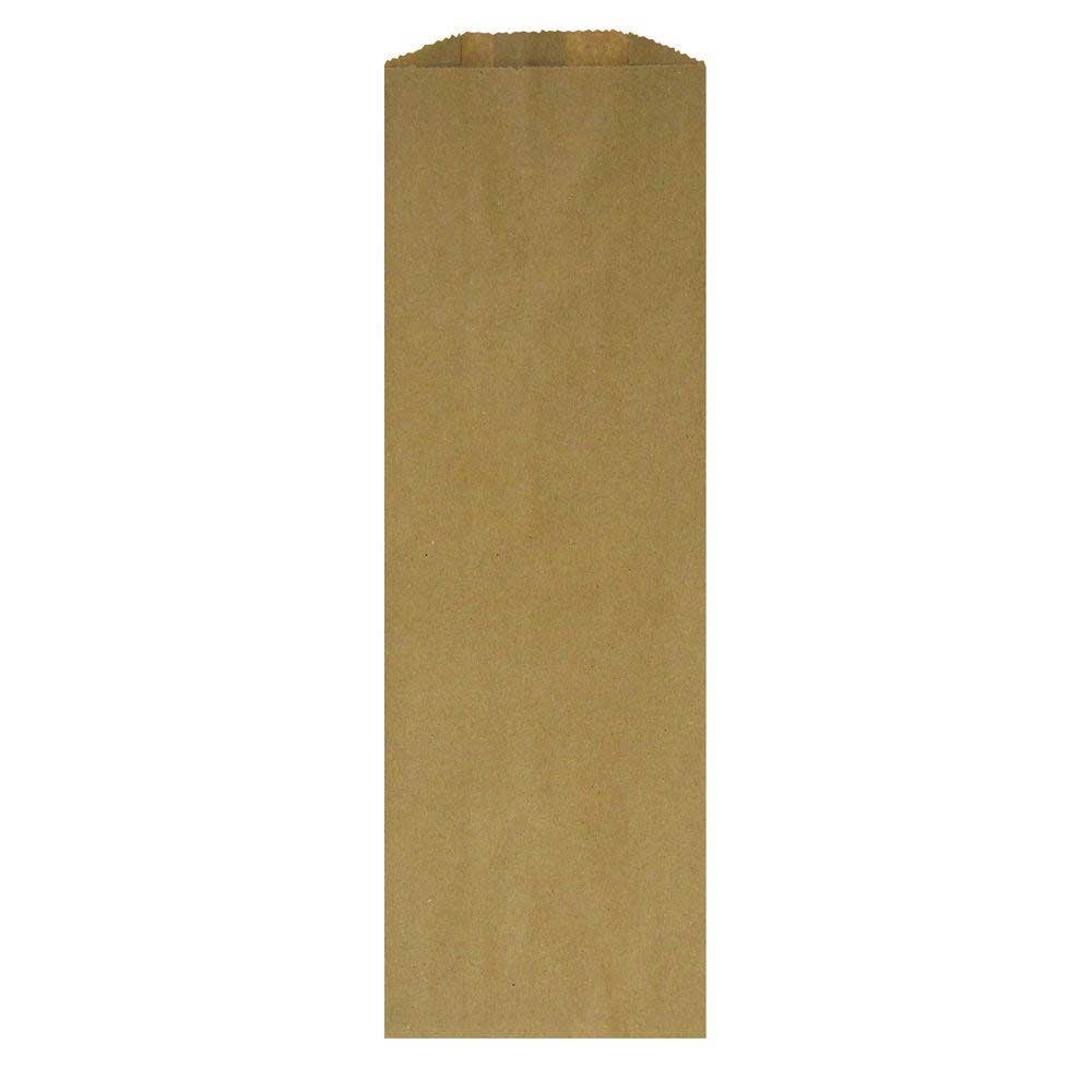 AJM Packaging Kraft Paper Pint Liquor Bag, 3.75 x 2.25 x 11.5 inch -- 500 per case
