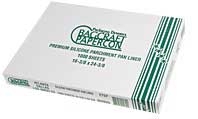 Bagcraft White Silicone 27 Pound Parchment Paper, 10 x 16 inch -- 1000 per case