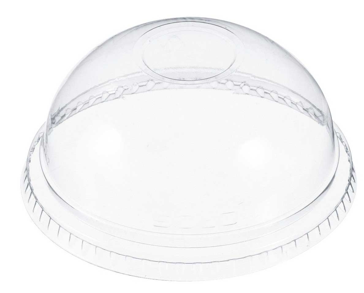 Solo Clear PET No Hole Lid for 12/20 Ounce Cups -- 1000 per case