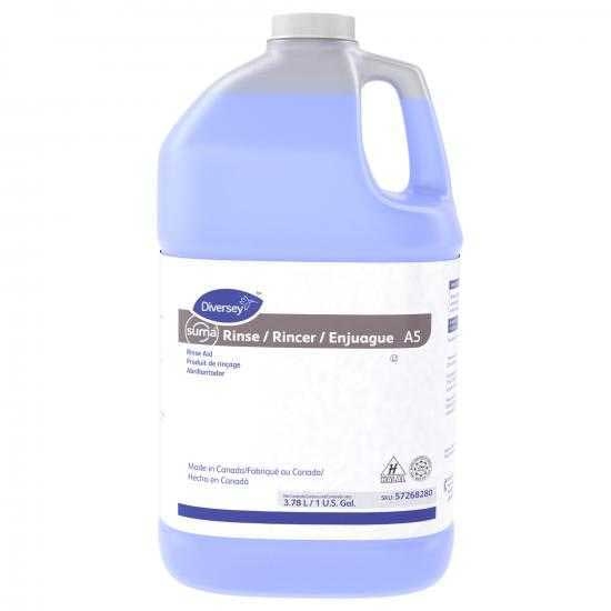 Diversey Suma Blue Economy Rinse Aid Liquid, 1 Gallon -- 4 per case