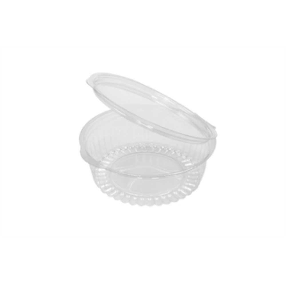 Reynolds Clear PET Hinge Flat Lid Sho-Bowl, 24 Ounce -- 150 per case