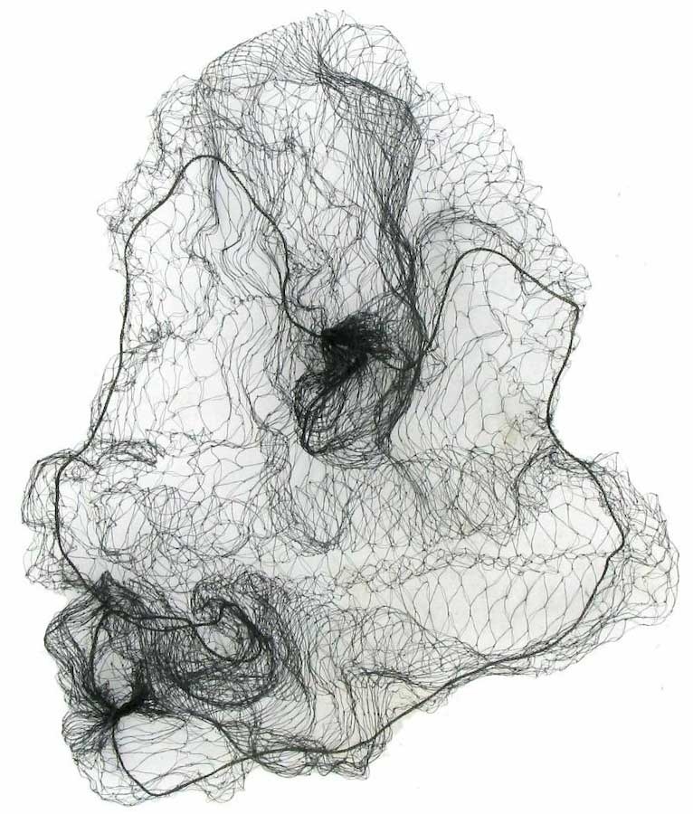 Cellucap Nylon Black Large Light Weight Hairnet, 26 inch -- 144 per case