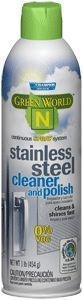 Chase Champion Sprayon Green World N Stainless Steel Cleaner and Polish, 16 Ounce -- 12 per case.