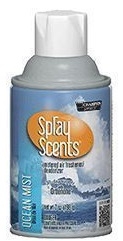 Chase Champion Sprayon SprayScents Ocean Mist Metered Air Freshener, 7 Ounce Aerosol -- 12 per case.