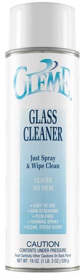Claire Gleme Glass Cleaner, 20 Ounce Aerosol -- 12 per case
