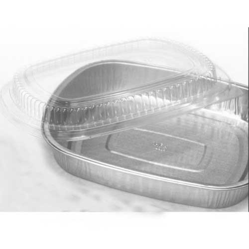 HFA Gourmet to Go Silver Foil Pan with Clear Lid, 23.3 Ounce -- 100 per case