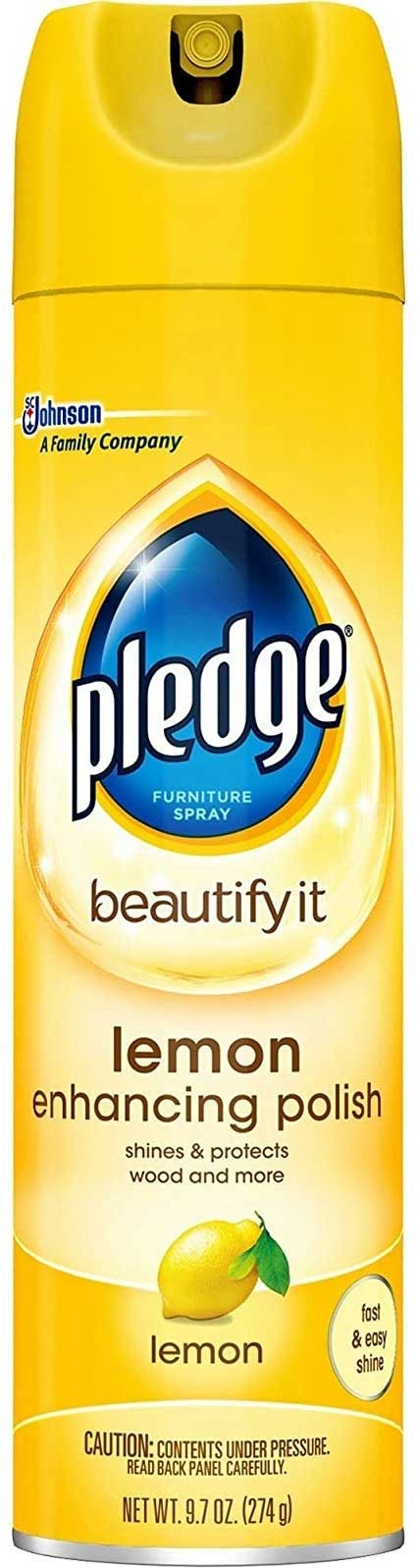 Pledge Polish and Shine Multi-Surface Cleaner, 14.2 Ounce Aerosol -- 6 per case