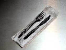 Elkay Plastics 1 Mil Clear Low Density Polyethylene Silverware Bag - Flat Pack, 10 x 3.25 inch -- 2000 per case