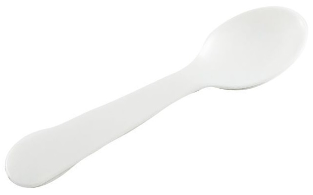 Poly King Plastic Taster Spoon, 3 inch -- 3000 per case.