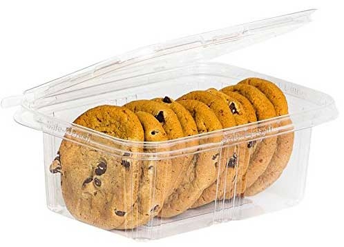 Inline Plastics Safe-T-Fresh Tear Strip Hinged Deli Tub, 32 Ounce -- 200 per case