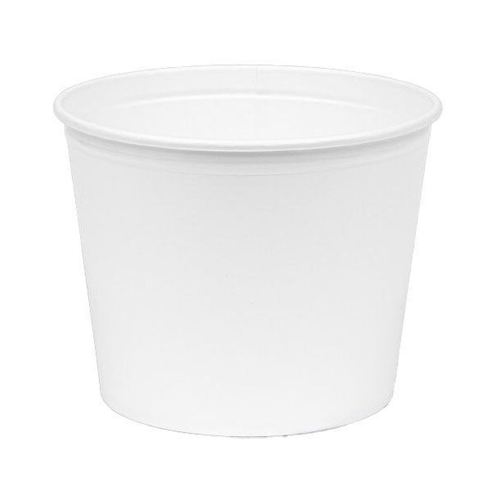 Inno-Pak White SBS Poly Coated Inside Bucket, 85 Ounce Capacity -- 200 per case