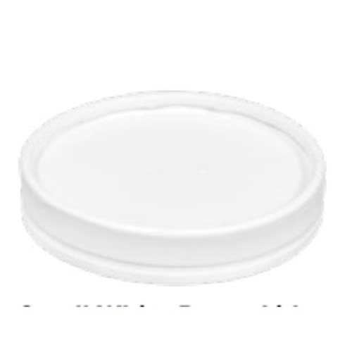 Inno-Pak Small White SBS Paper Lid for Soup Cups -- 500 per case