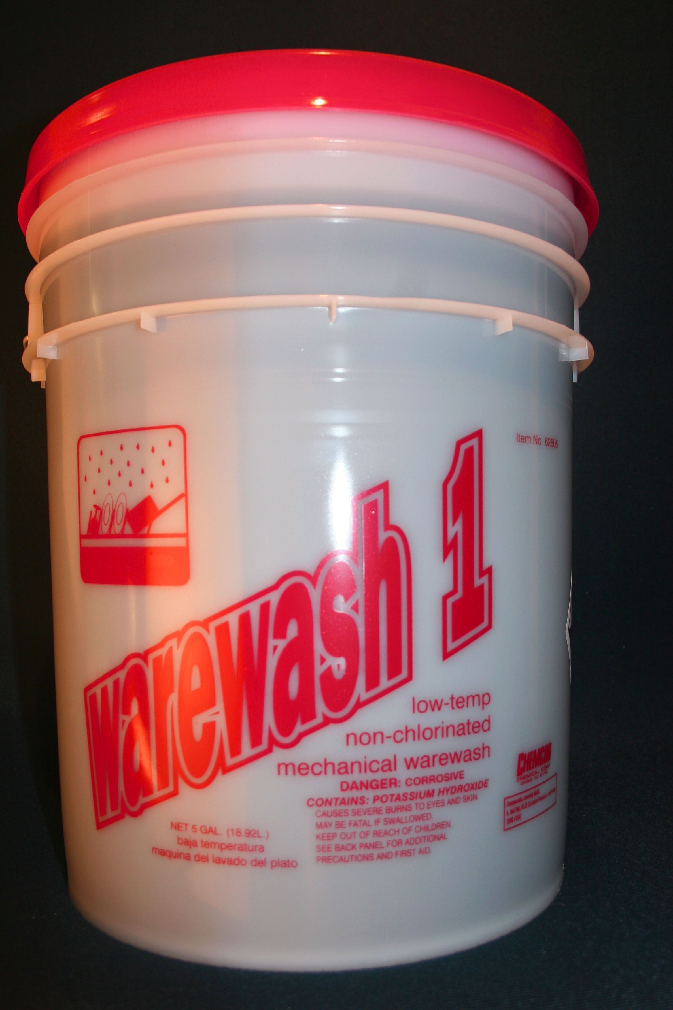 Chemcor Chemical Low Temp Step 1 Warewash Detergent, 5 Gallon