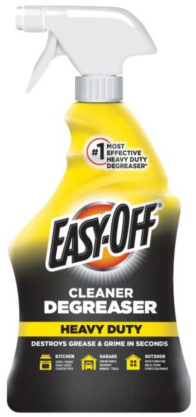 Professional Easy Off Light Yellow Heavy Duty Degreaser Cleaner, 32 Ounce -- 6 per case