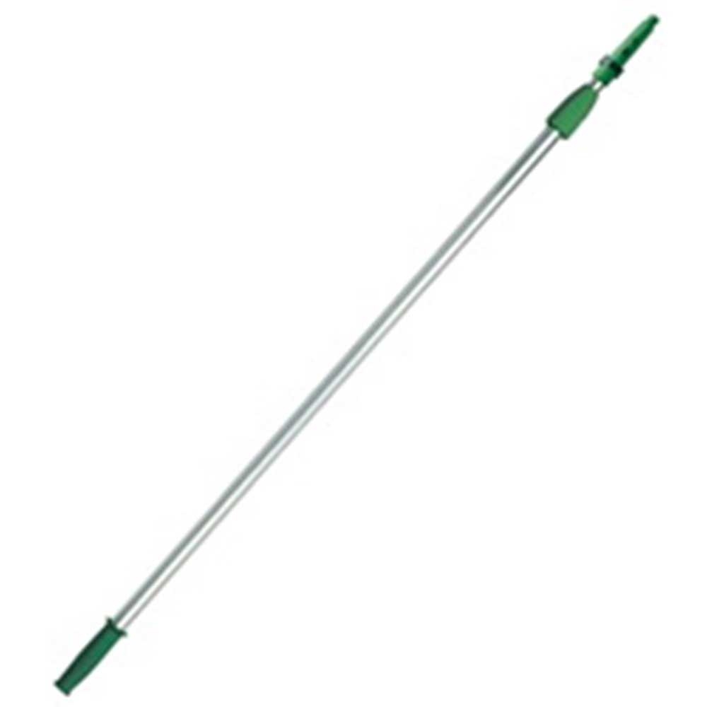 Unger Enterprises Silver/Green Aluminum/Plastic Telescopic Pole, 8 inch -- 10 per case