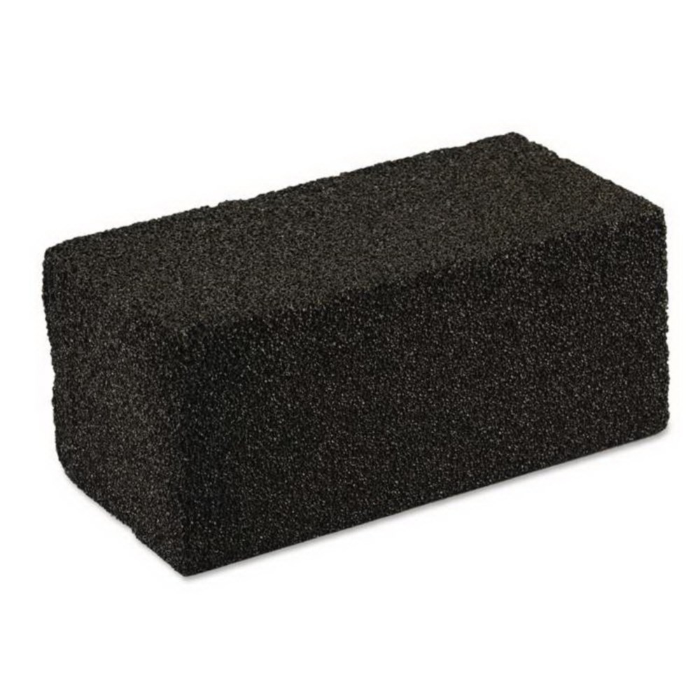 Prime Source Black Rectangular Fiberglass Grill Brick, 8 x 4 x 3.5 inch -- 12 per case