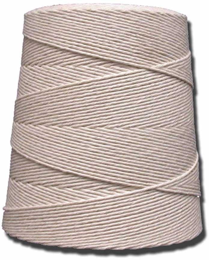Alliance Rubber Prime Source 16 Ply Cotton Poly Blend Number 2 Twine Cone, 2520 Feet