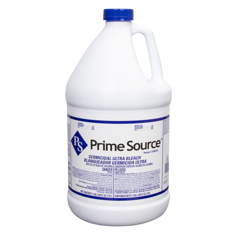 Prime Source Ultra Germicidal Bleach, 128 Ounce -- 168 per case