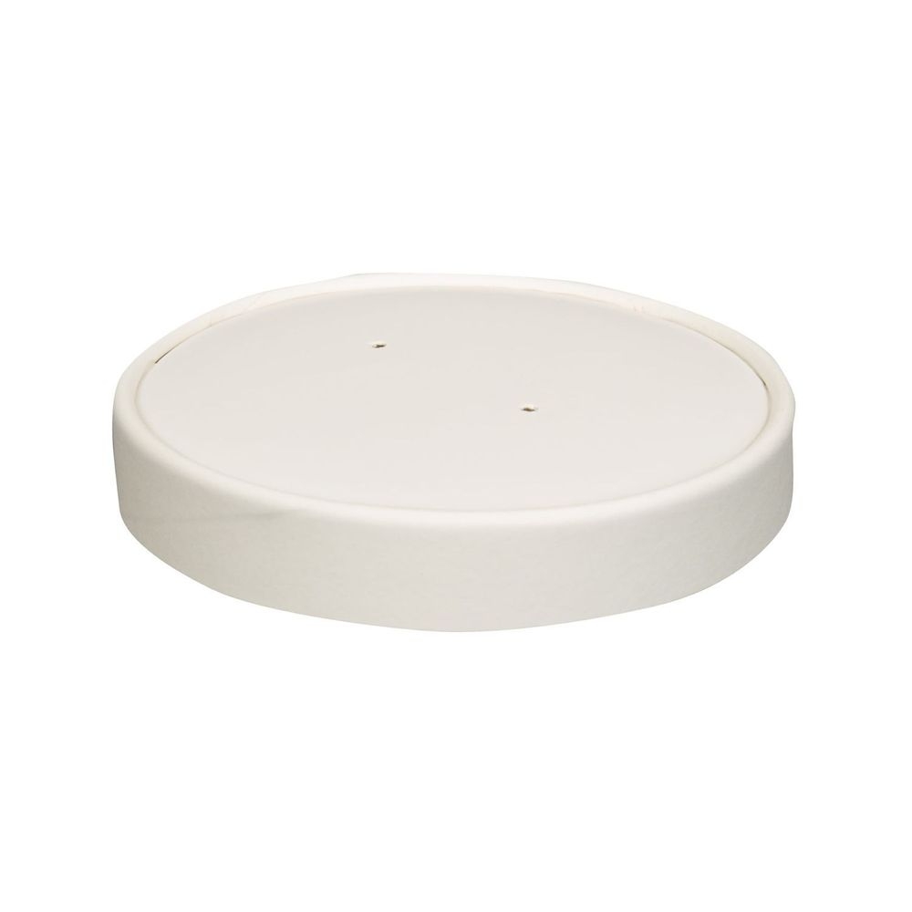 Prime Source Paper Lid for Paper Food Cup, 32 Ounce Capacity -- 500 per case
