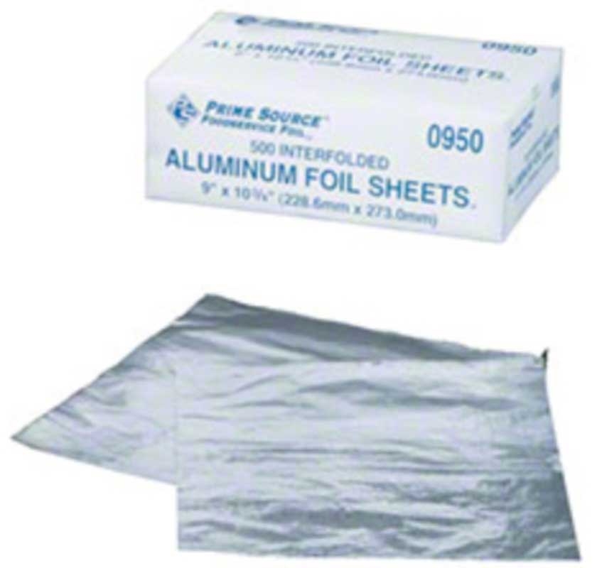 Durable Packaging Prime Source Silver Color Aluminum Foil Pop Up Sheet, 12 x 10.75 inch -- 3000 per case