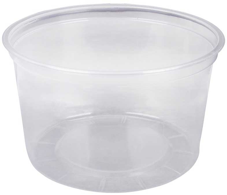 WNA Prime Source Clear Polypropylene Deli Cup, 16 Ounce -- 500 per case