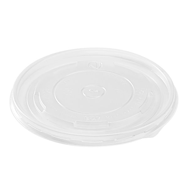 Karat Polypropylene Flat Lid for 24-32 Ounce Food Container -- 600 per case.