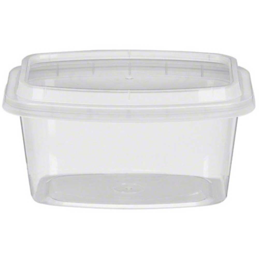 CuBE Packaging Clear Plastic Rectangular Food Container, 16 Ounce -- 400 per case