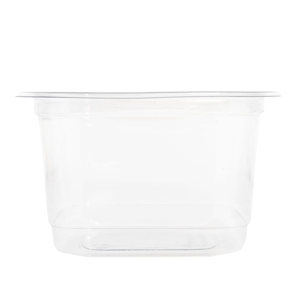 EcoSystems Clear RPET Square Deli Container, 16 Ounce Capacity -- 600 per case