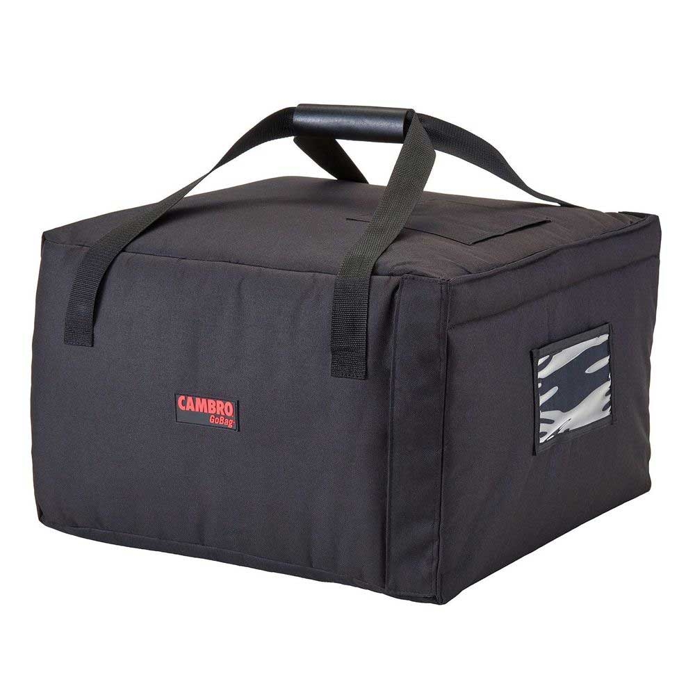 Cambro Black Insulated Premium Pizza Delivery GoBag, 19 x 19.2 x 12 inch