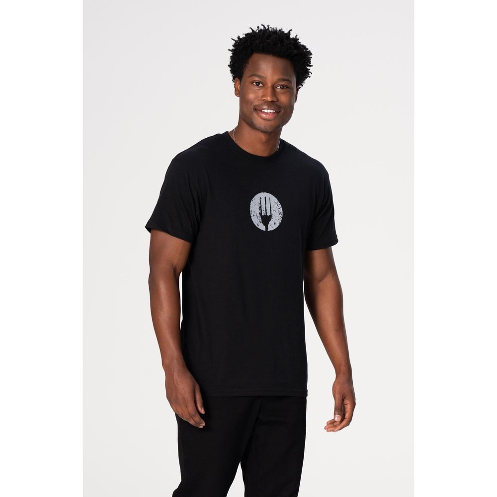 Chef Works Black Medium Chef Works Logo T-Shirt for Men