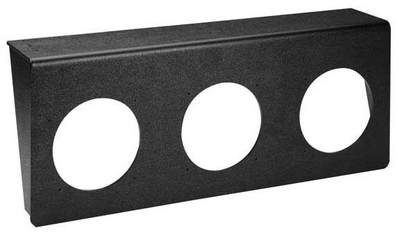 Dispense-Rite Surface Mount Undercounter Mounting Bracket for Three STL-2, SLR-2, ADJ-2 or BFL-2 Cup Dispensers or SLR-LID-2 Lid Dispensers