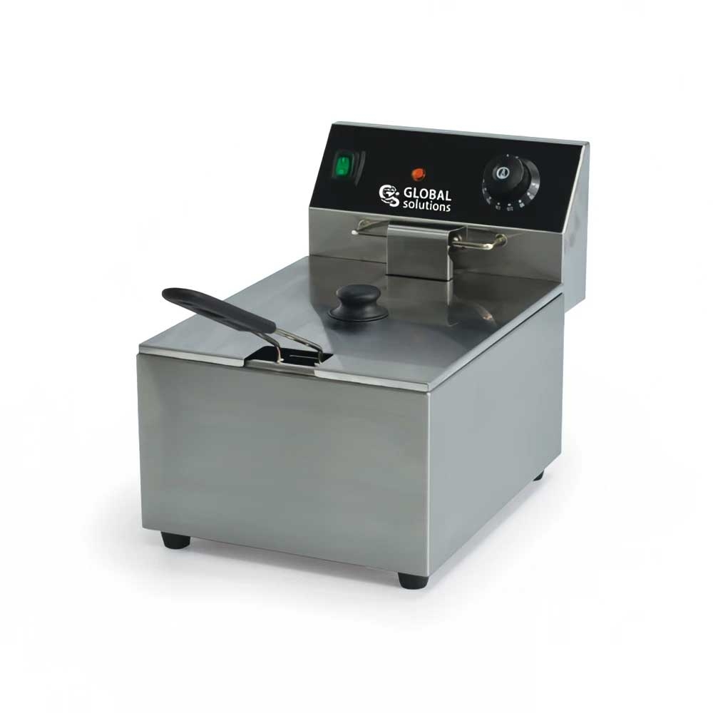 Global Solutions 120 Volt Deep Fryer, 16 Pound Oil Capacity