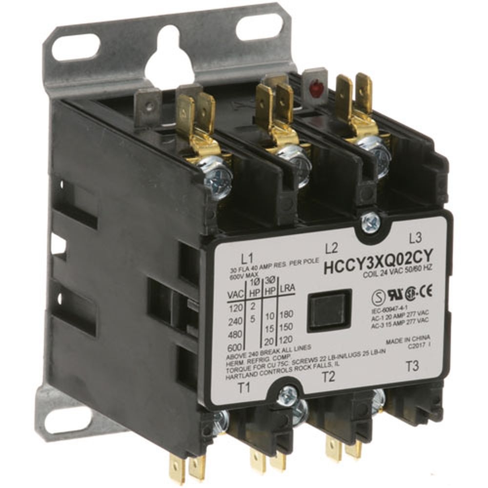 Accutemp ACCAT0E-1587-4 Hartland 24 Volt 3 Pole Contactor