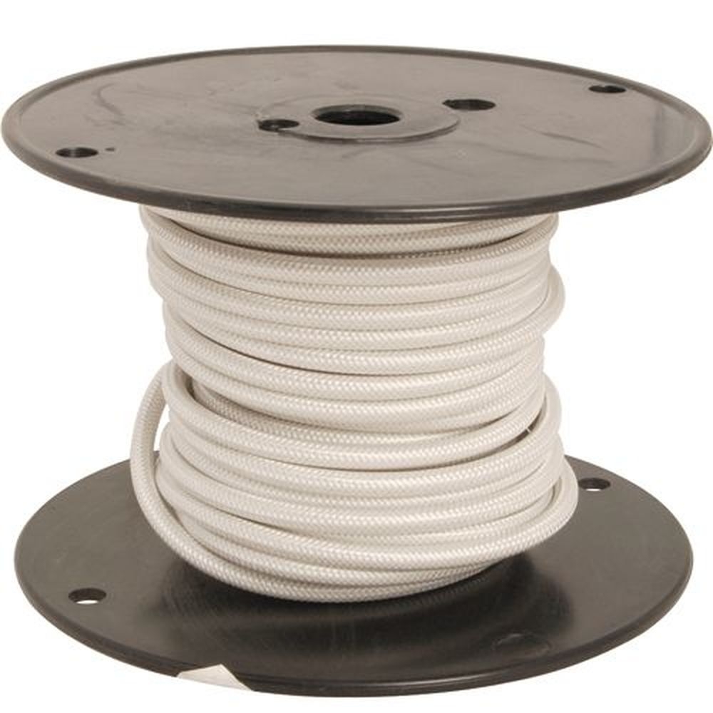 AllPoints ALL2531352 10 Gauge White High Temperature Wire, 50 Feet